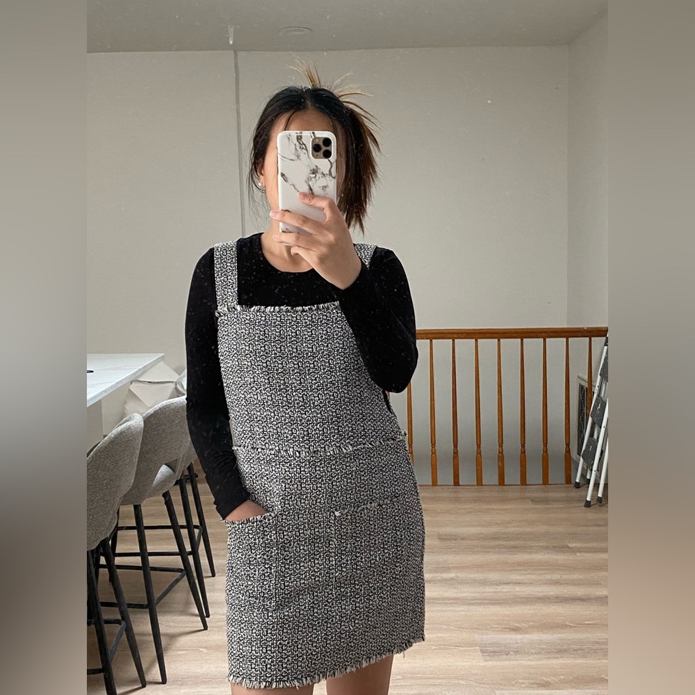💫 Tweed Overall Dress